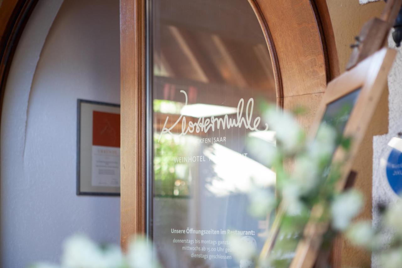 Weinhotel Restaurant Klostermuehle Ockfen Esterno foto